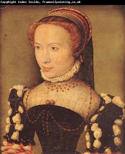 CORNEILLE DE LYON Portrait of Gabrielle de Roche-chouart Portrait of Gabrielle de Roche-chouart vbd